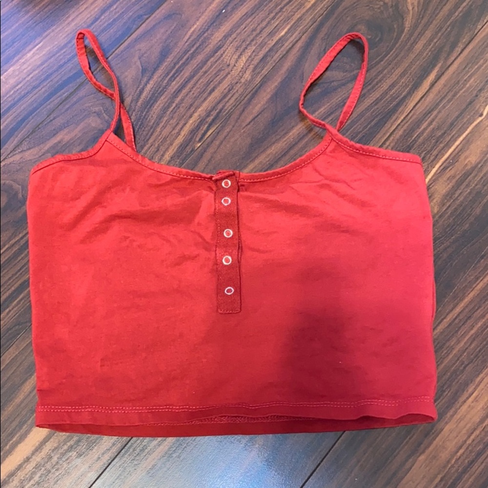 Cami spaghetti crop top